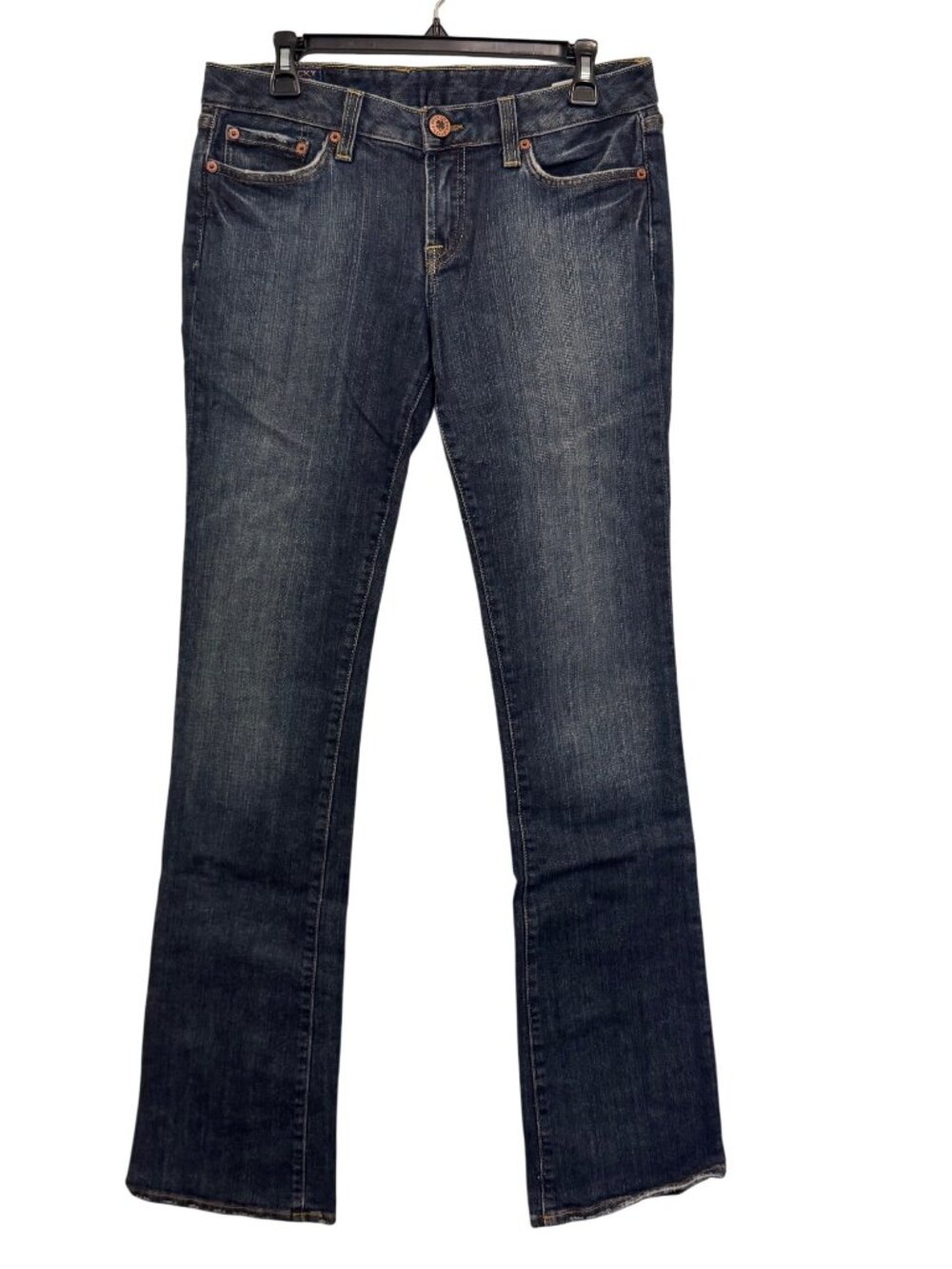 Lucky Brand Lola Bootcut Womens Jeans Size 16 Dark Wash USA-Made